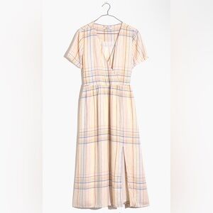 Madewell Multicolor Plaid Dress